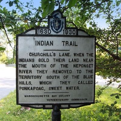 Indian Trail Marker. Click for full size. Indian Trail Marker image. Click for full size.