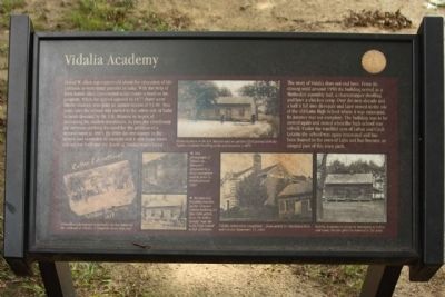 Vidalia Academy Marker image. Click for full size.