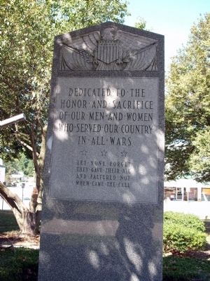 Washington County Veterans Memorial Marker image. Click for full size.