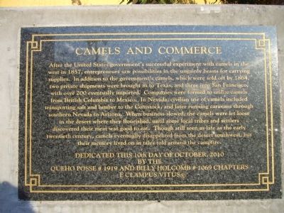 Camels and Commerce Marker image. Click for full size.