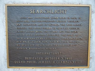 Searchlight Marker image. Click for full size.