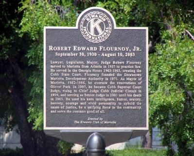Robert Edward Flournoy, Jr. Marker image. Click for full size.