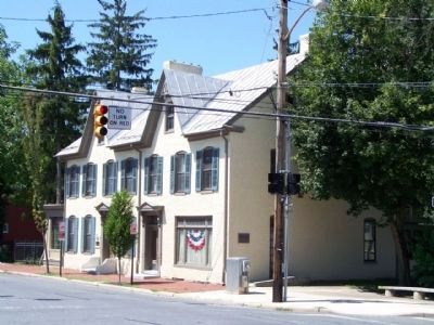 Elliott-Bester House and Marker seen along South Potomac Street image. Click for full size.