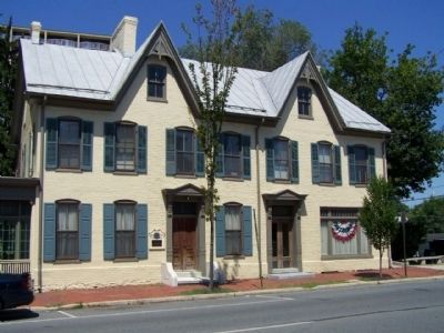 Elliott-Bester House , Commodore Jesse D. Elliott who spent his boyhood years here. image. Click for full size.