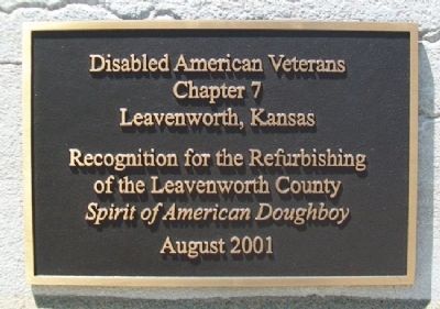 Leavenworth County War Memorial DAV Marker image. Click for full size.