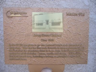 Drug Store / Bakery Marker. Click for full size. Drug Store / Bakery Marker image. Click for full size.