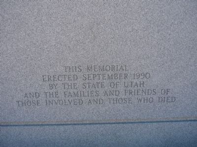 1990 Mountain Meadows Monument Marker image. Click for full size.