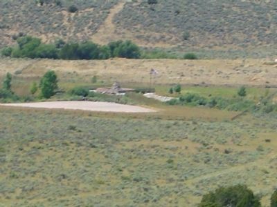 Mountain Meadows Massacre Grave Site Memorial image. Click for full size.