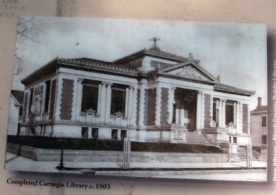 Marker Photo - - "1903 - Completed" image. Click for full size.