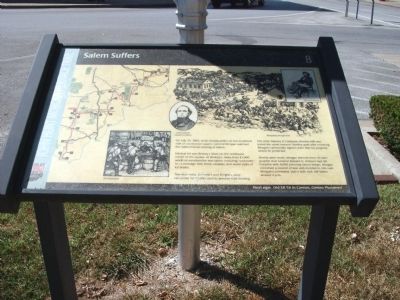 Salem Suffers Marker. Click for full size. Salem Suffers Marker image. Click for full size.