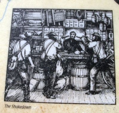 Marker Photo - - "The Shakedown". Click for full size. Marker Photo - - "The Shakedown" image. Click for full size.