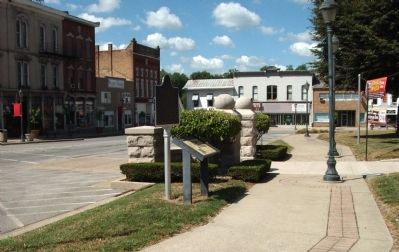 Looking West - - Salem Suffers Marker. Click for full size. Looking West - - Salem Suffers Marker image. Click for full size.