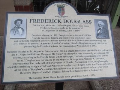Frederick Douglass Marker image. Click for full size.