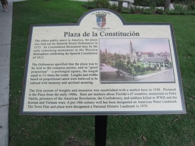 Plaza de la Constitución Marker image. Click for full size.