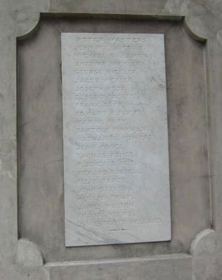 Lower Front of Memorial image. Click for full size.