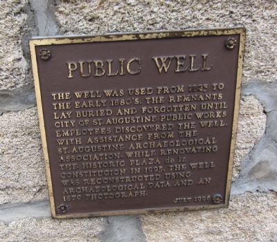 Public Well Marker image. Click for full size.