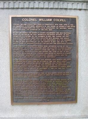Colonel William Colvill image. Click for full size.