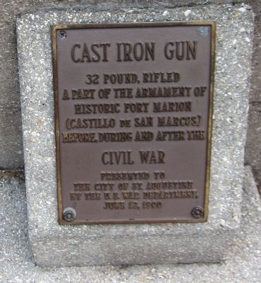 Cast Iron Gun Marker image. Click for full size.