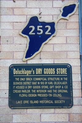 Oelschlager's Dry Goods Store Marker image. Click for full size.