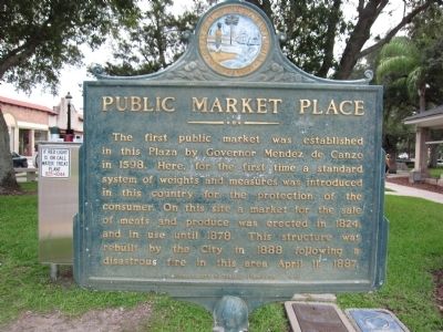 Public Market Place Marker image. Click for full size.