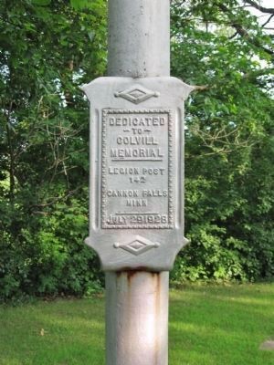 Flagpole Dedication. Click for full size. Flagpole Dedication image. Click for full size.