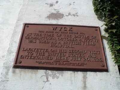 Wyck Marker. Click for full size. Wyck Marker image. Click for full size.