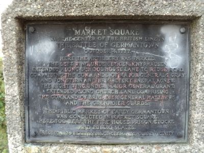 Market Square Marker. Click for full size. Market Square Marker image. Click for full size.