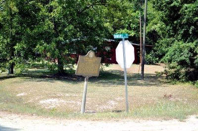 Clarke’s Creek Encampment Marker. Click for full size. Clarke’s Creek Encampment Marker image. Click for full size.