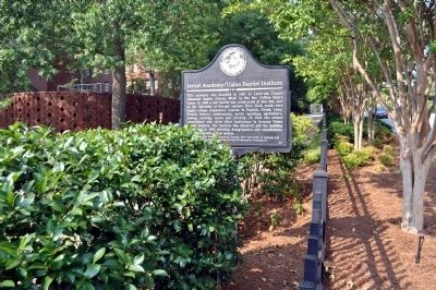 Jeruel Academy/Union Baptist Institute Marker. Click for full size. Jeruel Academy/Union Baptist Institute Marker image. Click for full size.