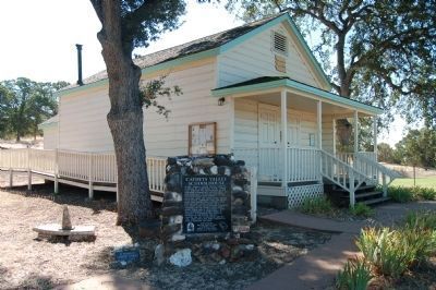 Catheys Valley Schoolhouse and Marker image. Click for full size.