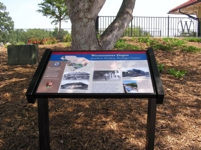 Westminster Depot Marker. Click for full size. Westminster Depot Marker image. Click for full size.