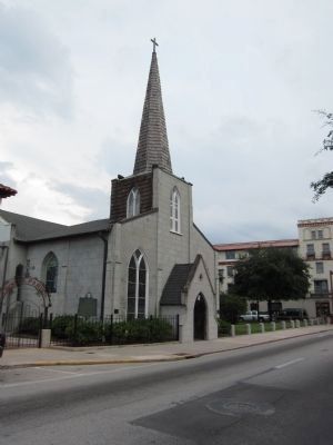 Trinity Parish Church and Marker. Click for full size. Trinity Parish Church and Marker image. Click for full size.