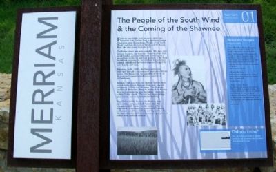The People of the South Wind & the Coming of the Shawnee Marker image. Click for full size.