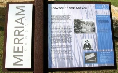 Shawnee Friends Mission Marker. Click for full size. Shawnee Friends Mission Marker image. Click for full size.