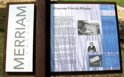 Shawnee Friends Mission Marker image. Click for full size.