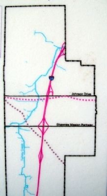 Map of The Overland Trails on Marker. Click for full size. Map of The Overland Trails on Marker image. Click for full size.
