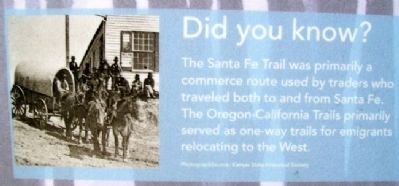 Photo on The Overland Trails Marker image. Click for full size.