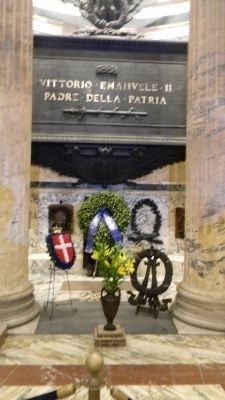 The crypt of King Victor Emanuel II in the Pantheon. Click for full size. The crypt of King Victor Emanuel II in the Pantheon image. Click for full size.