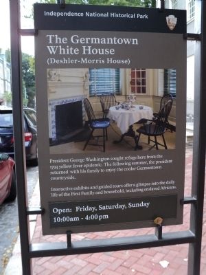 The Germantown White House Marker. Click for full size. The Germantown White House Marker image. Click for full size.