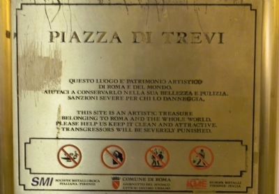 Piazza di Trevi Marker. Click for full size. Piazza di Trevi Marker image. Click for full size.