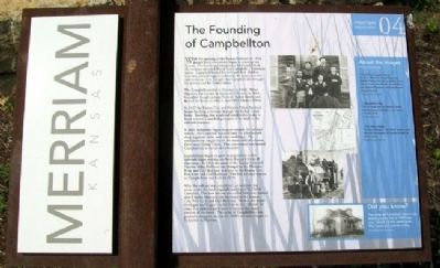The Founding of Campbellton Marker image. Click for full size.