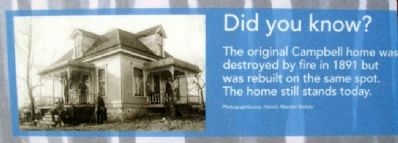 Campbell Home on Founding of Campbellton Marker. Click for full size. Campbell Home on Founding of Campbellton Marker image. Click for full size.
