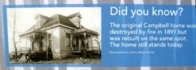 Campbell Home on Founding of Campbellton Marker image. Click for full size.