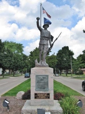 Outagamie County World War I Memorial. Click for full size. Outagamie County World War I Memorial image. Click for full size.
