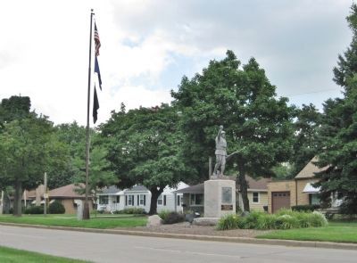 Outagamie County World War I Memorial. Click for full size. Outagamie County World War I Memorial image. Click for full size.