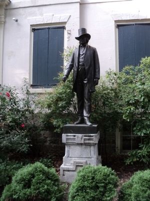 Statue of John Wister. Click for full size. Statue of John Wister image. Click for full size.
