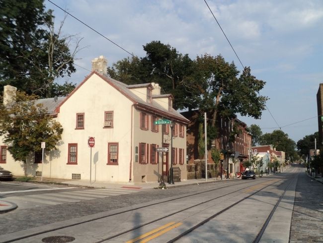 Marker on Germantown Ave. image. Click for full size.