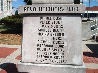 Panel 'One' - Revolutionary War - Memorial "One" image. Click for full size.