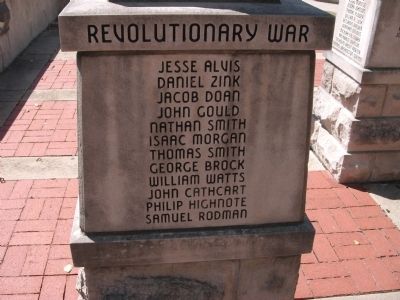 Panel 'Three' - Revolutionary War Memorial "One" image. Click for full size.