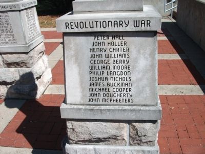 Panel 'One' - Revolutionary War - Memorial "Two" image. Click for full size.